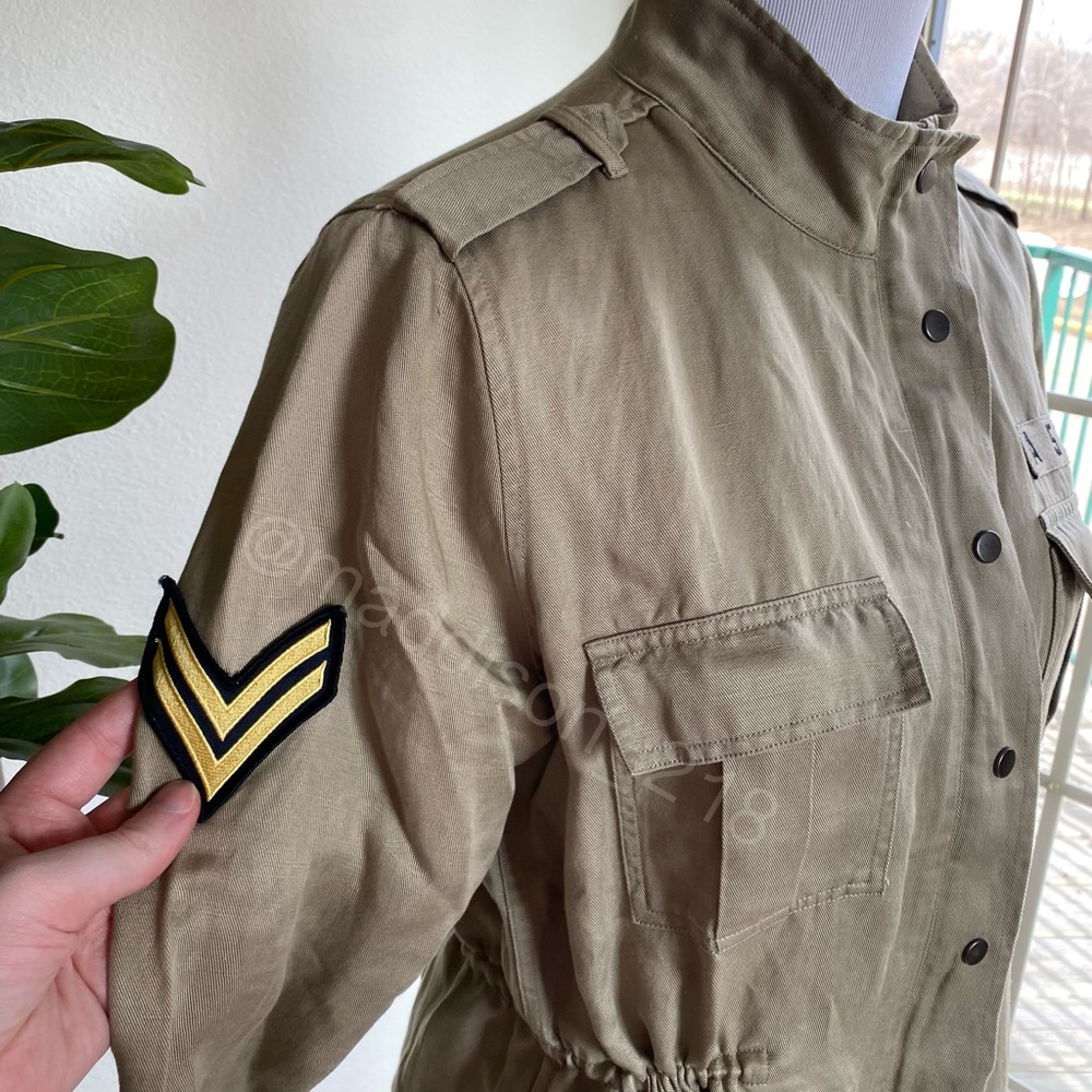 Rails Trey Jacket Light Sage Arrow Patch Military… - image 7